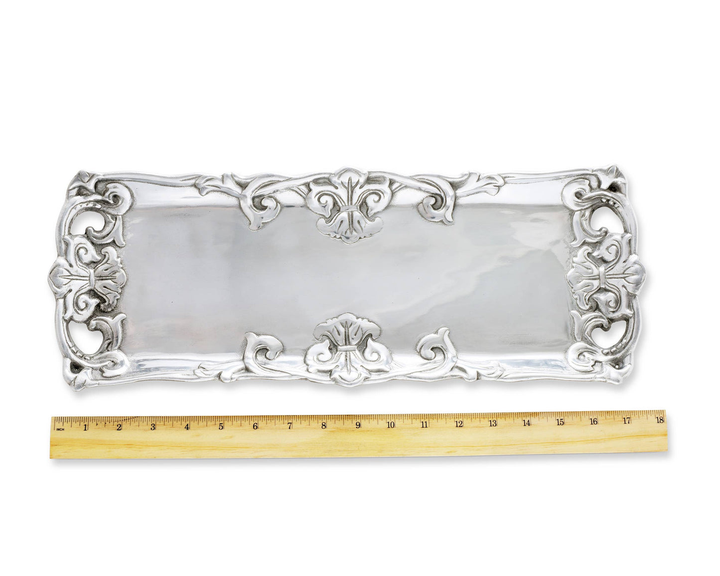Fleur-De-Lis Oblong Tray1