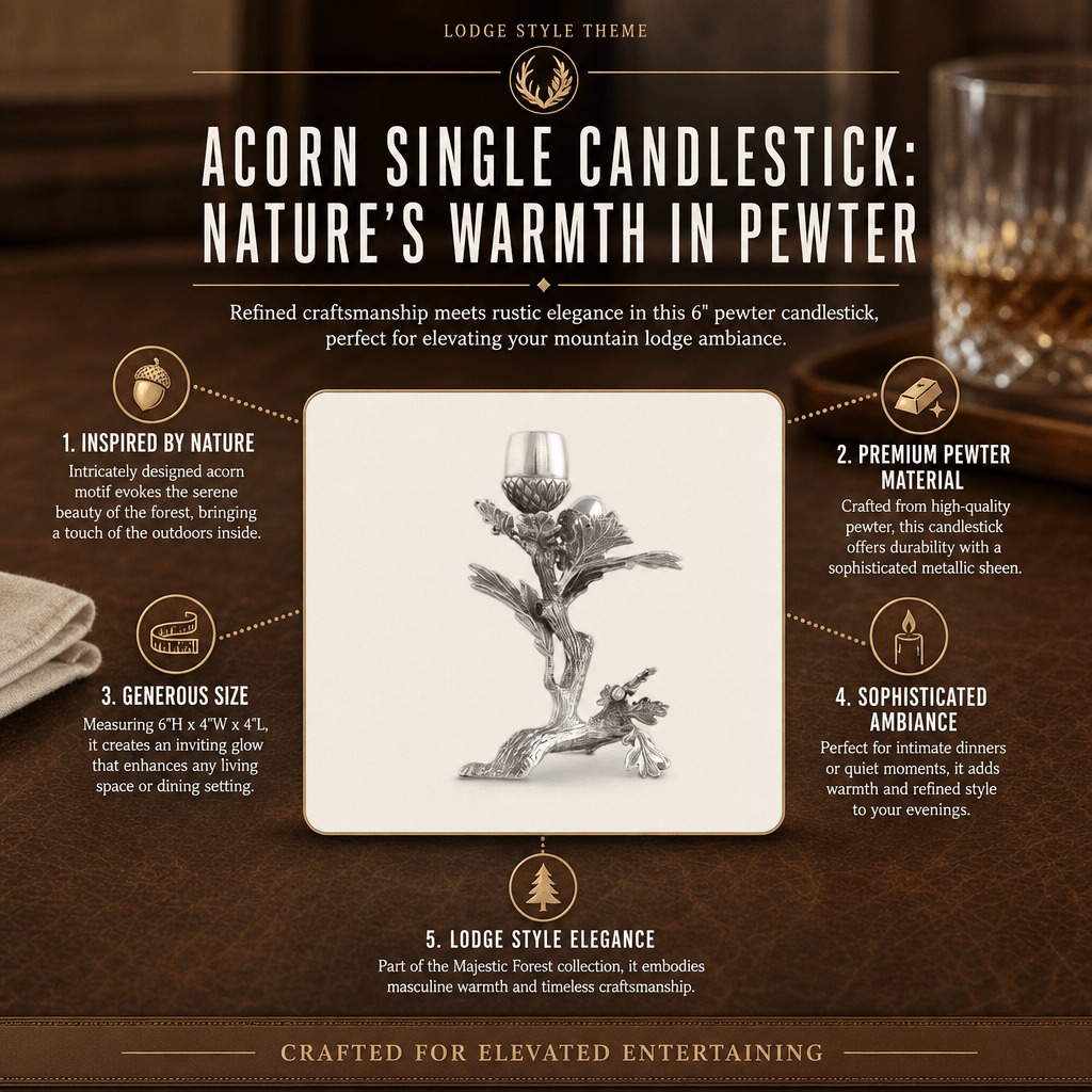 Acorn Single Candlestick