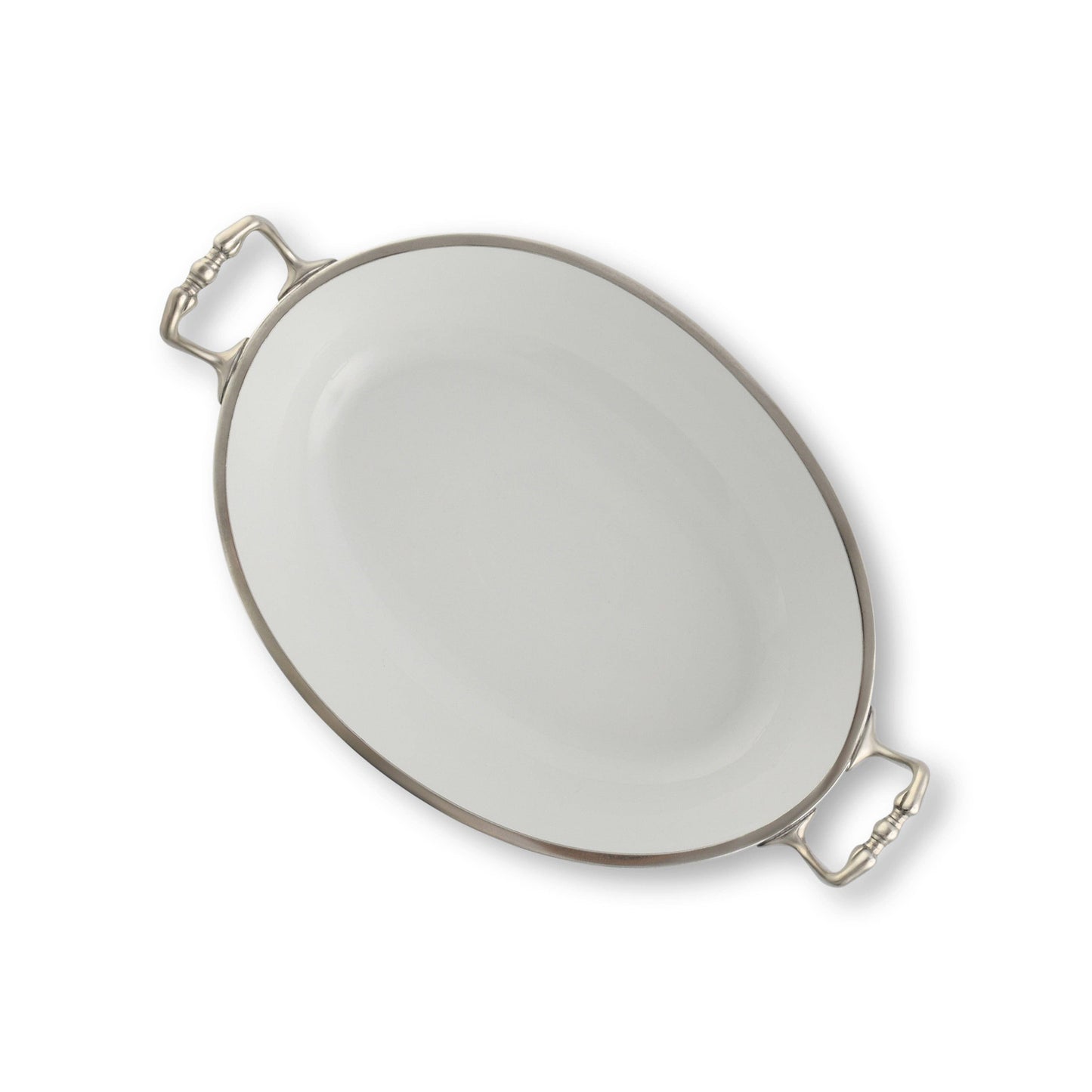 Oval Bowl Porcelain with Handles