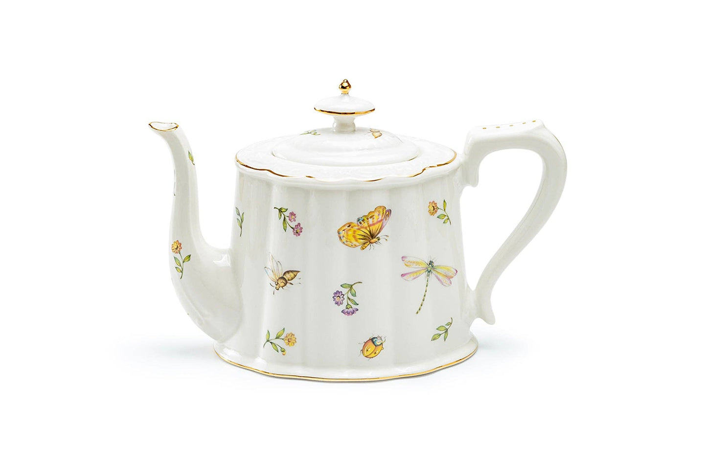 Summer Garden 40 oz Fine Porcelain Teapot