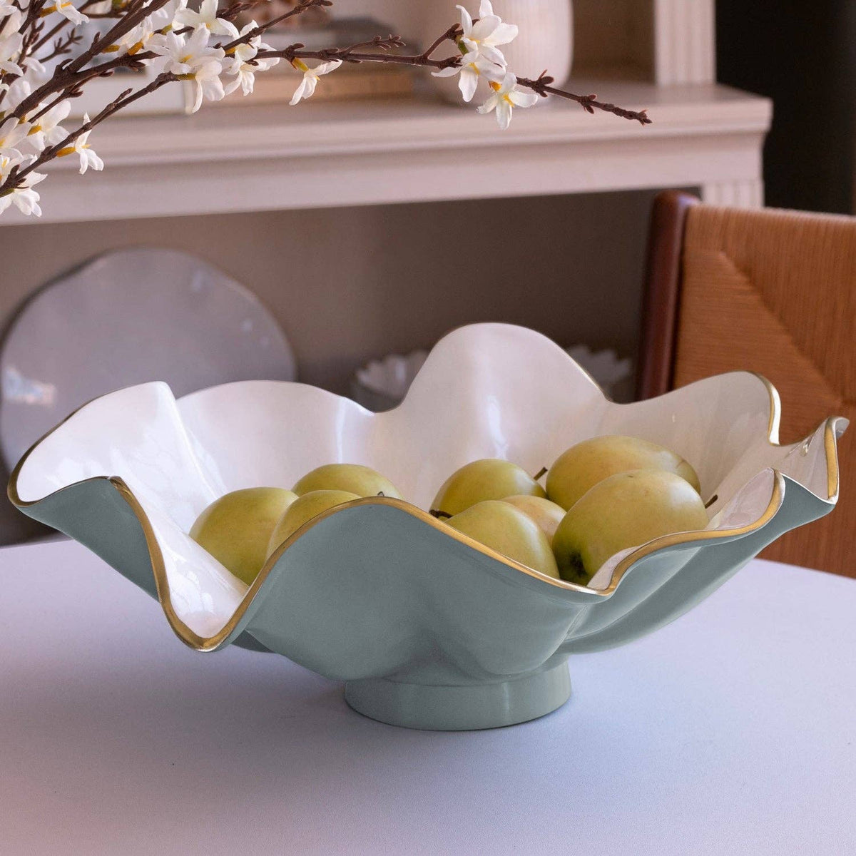 ENCANTO Aries Bowl (Slate and White)