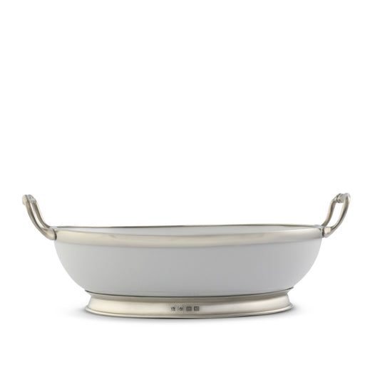 Oval Bowl Porcelain with Handles